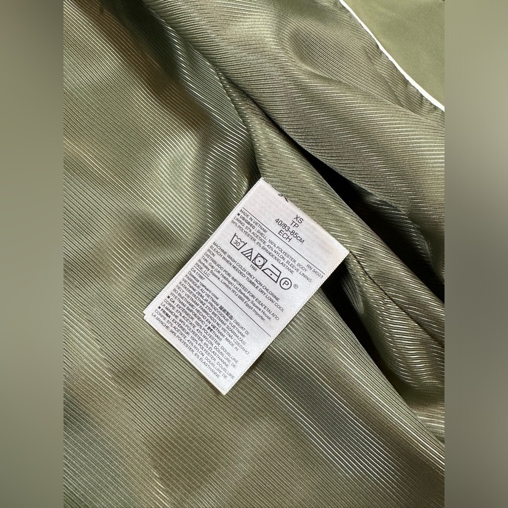 Banana Republic Women’s xs extra small polyester utility button jacket pockets - Picture 5 of 8